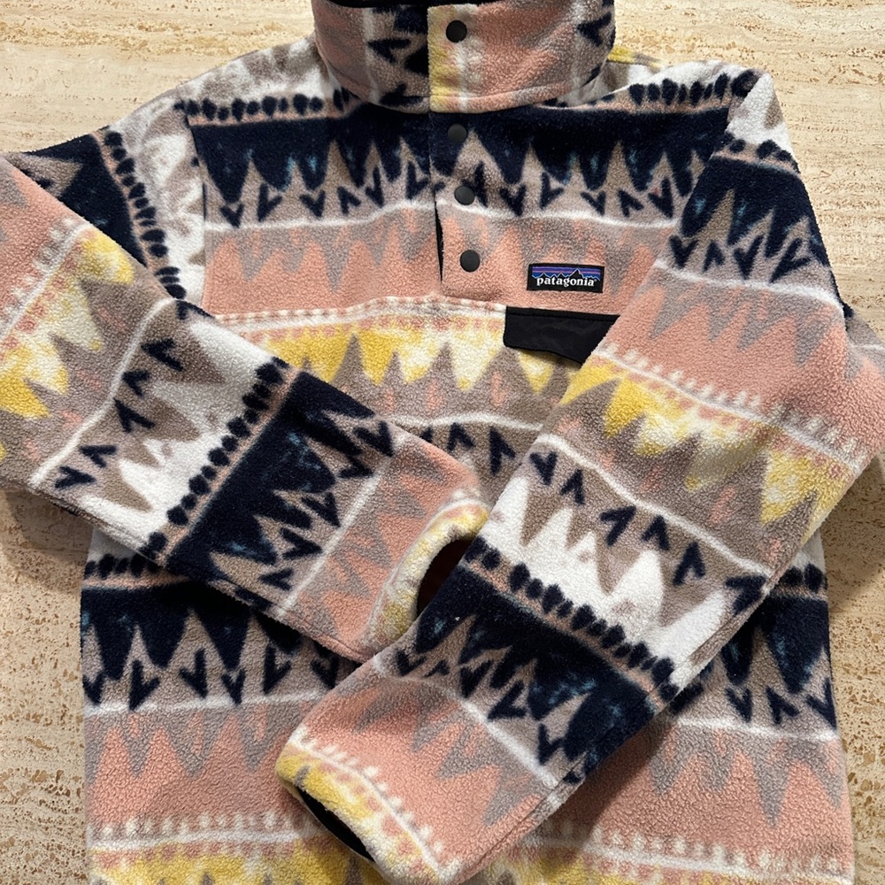 Rare Patagonia Synchilla Lightweight Snap-T fleece pullover